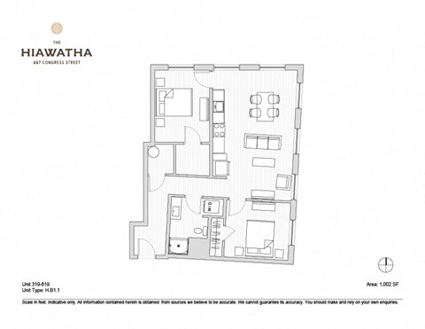 Two Bedroom One Bath Apartment Centrally located on Longfellow Square in Portland Maine.  Walk to Old Port restaurants, Downtown Offices, and Entertainment Venues. Features In-Unit Laundry, Kitchen and Bathroom. Pet Friendly, Gym, 2nd Floor Lounge, On-Site Parking.